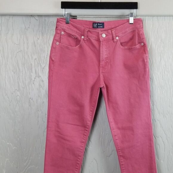 🖤5/$20🖤 GAP DENIM.. mauve/rose girlfriend jeans - Picture 1 of 7